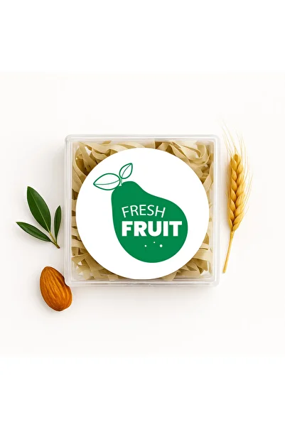 repro design 4 cm Round Fresh Fruit Sticker – Set of 24 |   Fresh Fruit and Natural Product Sticker