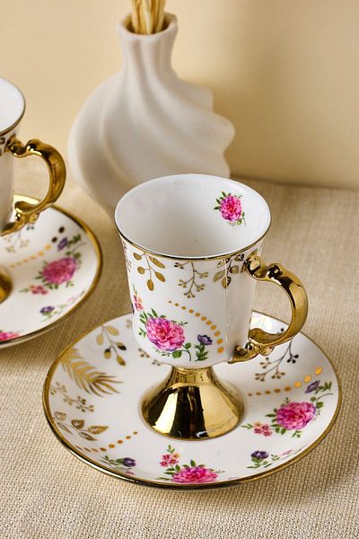 Perotti Porcelain English Sachet 2 Personality Coffee Cup
