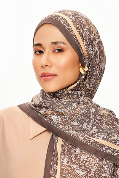 MOISCARF SİLVER ROSE șal superior cu model etnic moale Toprak