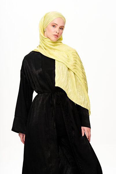 MOISCARF Σάλι Sable Drift Premium Jacquard Κίτρινο