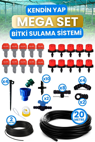 Depolife Bašta Balkon Patio Staklena bašta Biljka Cveta Kap po kap Ovlaživanj...