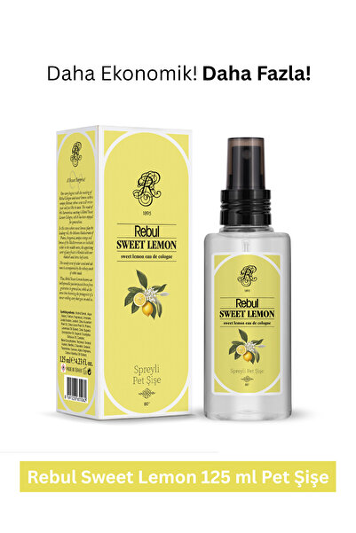 Rebul Sweet Lemon Kolonya 125 ml Pet Şişe