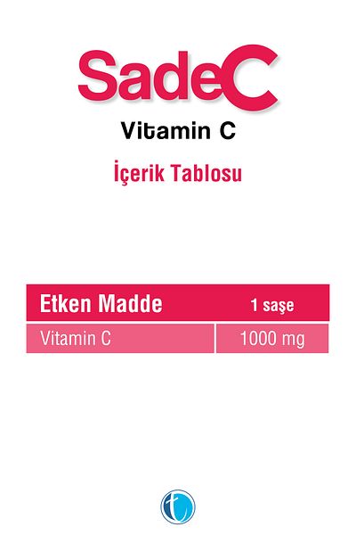 Tab İlaç Sadec Vitamin C 30 Sachets Vitamin C