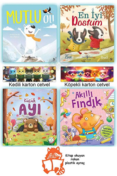 TÜRKİYE İŞ BANKASI KÜLTÜR YAYINLARI Mutlu Ol! En İyi Dostum Küçük Ayı Akıllı ...