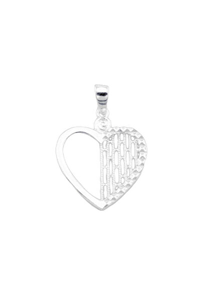 Bijuteria SORELLY Pandantiv Argint Inima Half Cut