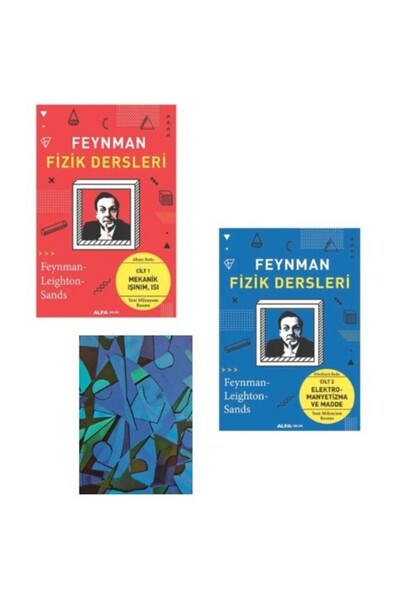 Alfa Yayınları Feynman Fizik Dersleri - Cilt 1 Ve Cilt 2 ( Not Defteri Hediye)