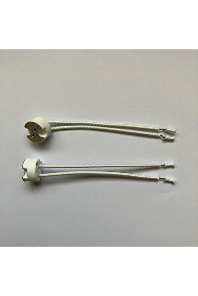 Cata Porselen Iğne Bacak Ampul Duyu, G5.3 Duy, Mr16 Duy, Spot Ampul Duyu Yanmaz Kablolu