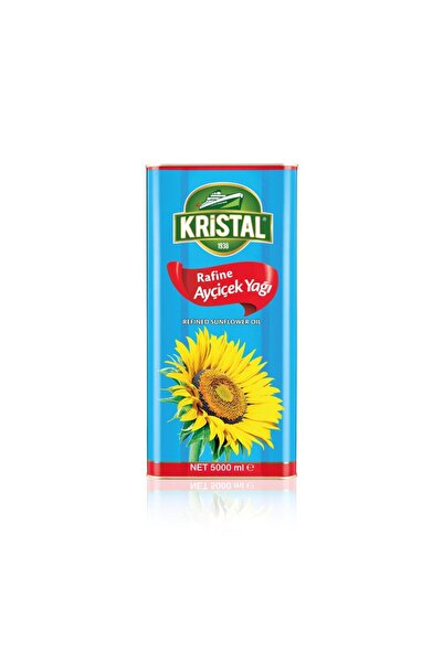 Kristal Rafine Ayçiçek Yağı 5 L Teneke