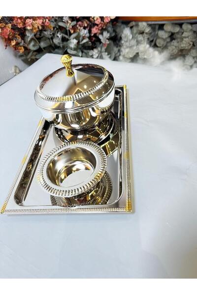 aljahwari Date set with tabsi and a two-color medium plate