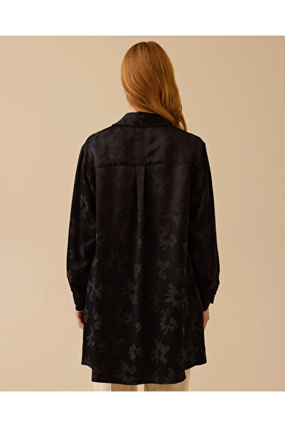 SCL Shiny Textured Bead Detailed Tunic