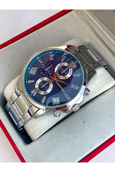 S.POLO Marka Gümüş Renk Çelik Erkek Kol Saati