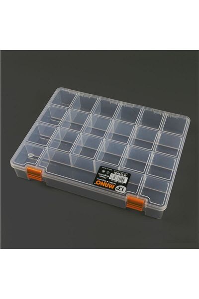 MANO Transparent Material Box 13 Inch Classic Organizer Box - Ş-Org-13