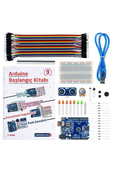 Robotistan Arduino ile Uyumlu Uno Başlangıç Seti (E-Kitap ve Videolu)