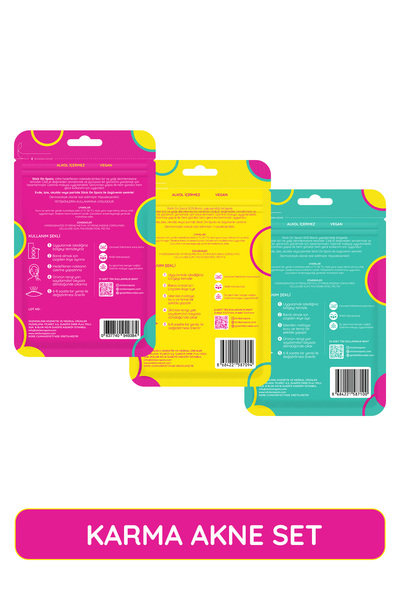 Stick On Spots SOS Akne Bandı Original (15’li) & Maxi (6’lı) & Mixy (24’lü): Karma Akne Set-%100 Hidrokolloid