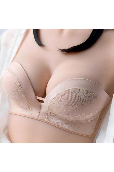 Generic Anti-Slip Strapless Underwear Gathering And Adjustable Bra