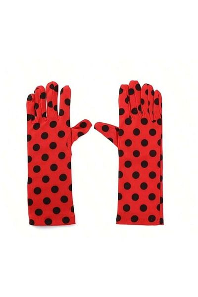 Depox Set accesorii costum de buburuză, perucă, mască, mănuși, mărime universală