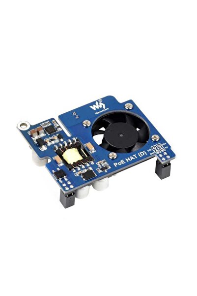 WaveShare Raspberry Pi 3B+, 4B ve 802.3af PoE network uyumlu Ethernet üzerinden güç HAT