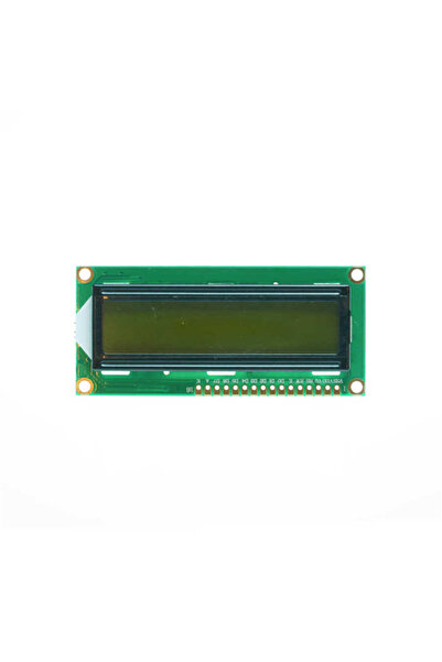 Robotistan 2x16 LCD Ekran - Yeşil Üzerine Siyah