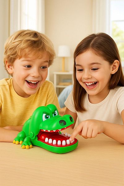 hak-iş oyuncak Crocodile Dentist Kids Board Game, Crocodile Biting Finger Games Fun Toy