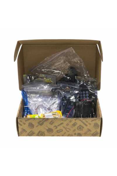 Robotistan REX Discovery Serisi Quadruped (4 Bacaklı) Örümcek Robot - Elektronikli