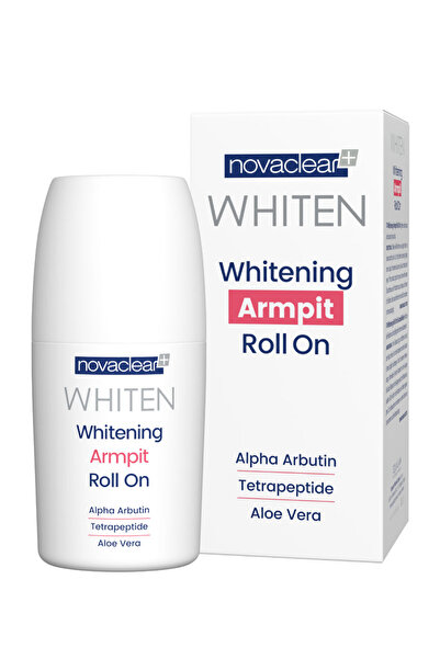 Novaclear رول أون لتبييض الإبط مع ألفا أربوتين ورباعي الببتيد والصبار - 50 مل