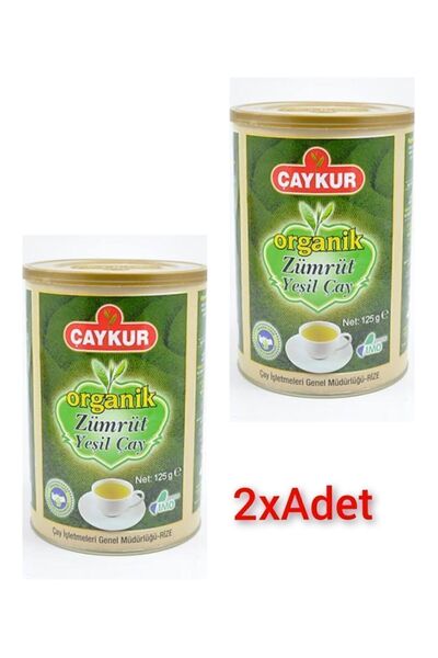 Çaykur ORGANİK ZÜMRÜT YEŞİL ÇAY 125GR 2 ADET