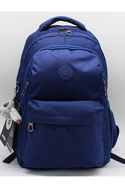 Bevitton Geantă de școală Bvt-2500 din țesătură impermeabilă Albastru bleumarin