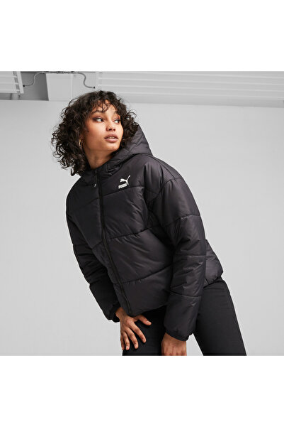 Puma Classics Padded Kadın Siyah Mont