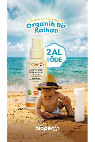 Biopedia Organik Bebek Ve Çocuk Güneş Kremi 100 Ml