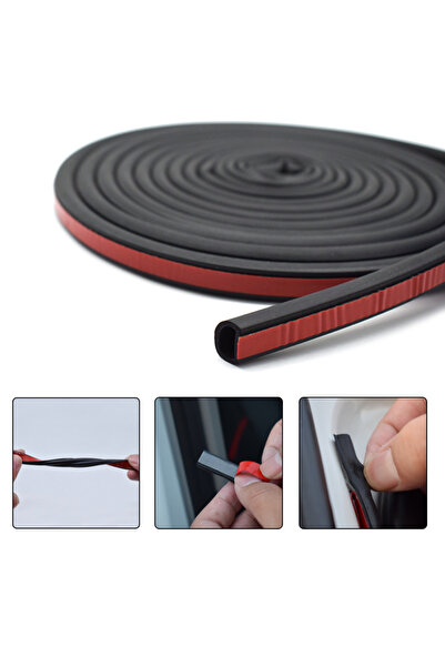 Zippi Car Soundproofing Tape, Chedar Auto, Type D, Length 5 Meters, Universal, Premium Rubber