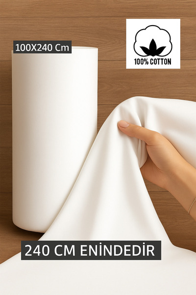 ÇIQRIK HOME Pamuk Nevresim Astarlık Pamuklu Kumaş En: 240 cm Nevresim, Çarşaf, Yastık Kılıfı, Elbise ve Çanta