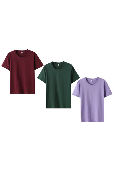 LG LAGULER VESTITI 3 Χρώματα ΜΠΟΡΔΟΝ ΜΠΟΥΚΑΛΙ ΑΝΟΙΧΤΟ ΜΟΡΙΑΚΟ Καλοκαιρινό Άνετο Φαρδύ Μπλουζάκι με λαιμόκοψη Oversize