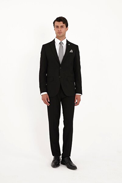 The Tailor Classics Men's Suit - Plain Woven Luxury Men's Jacket and Pants Set