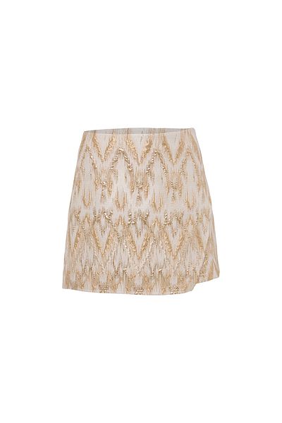 Eight Fashion Women's Multicolor Stylish Mini Jacquard Shorts Skirt