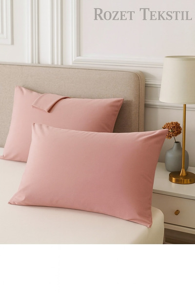 ROZET TEKSTİL Fete de pernă din bumbac Dusty Rose 50x70 cm - 2 BUC