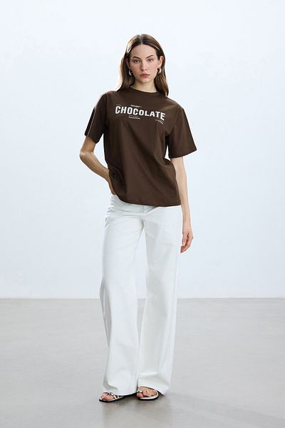 BE BLUE Chocolate Colored T-Shirt