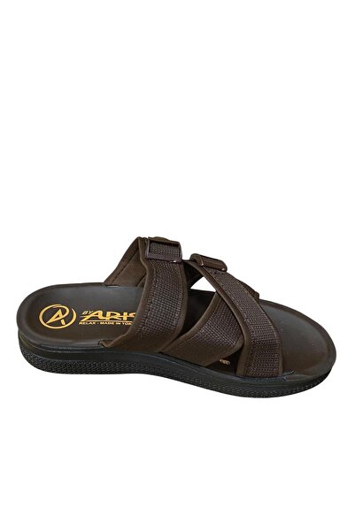 BY ARİS Men's Thick Sole Knitwear Slippers