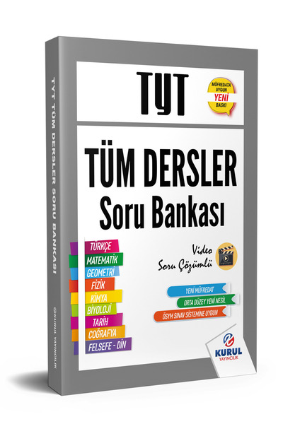 Kurul Yayıncılık 2026 Tyt Tüm Dersler Tek Kitap Video Çözümlü Soru Bankası (H...