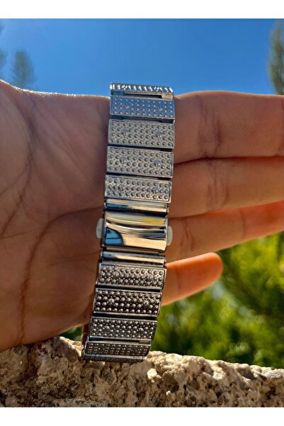 Gold Power Luxury Women's Wristwatch - Stone Detailed, Arabic Numeral and Calendar