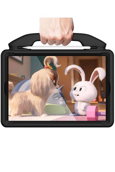 TEKNETSTORE Ipad 10.2 8th Generation and 9th Generation Tablet Case Soft Silicone Children's Case with Holder and Stand