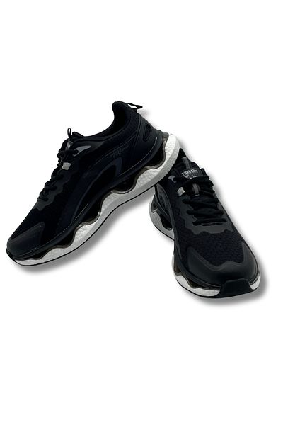 Tiglon Bolt Black Men's Sports Shoes