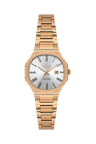 Nacar Sapphire Glass Classic Rose Gold Women's Watch Nc33-398377-Rwm