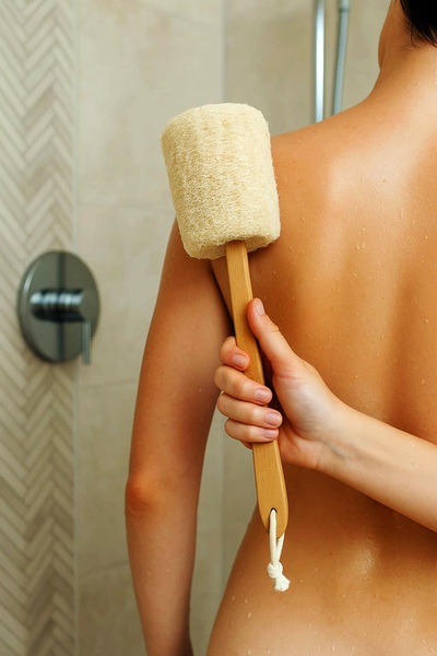 BAMİROSE ألياف اليقطين الطبيعية العضوية بنسبة 100%، ألياف مقشرة، ألياف مضادة ...