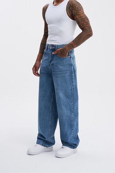 Machinist Men's Oversize Baggy Jeans SOFT BLUE
