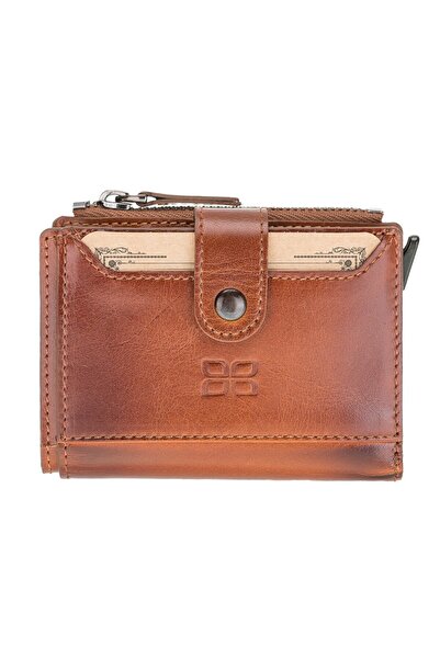 Bouletta Zip Deri Cüzdan Kartlık Mekanizmalı MH05 RST2EF Taba