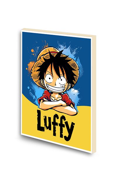 Hamiki One Piece Luffy Printed A6 Small Size Unlined Notebook