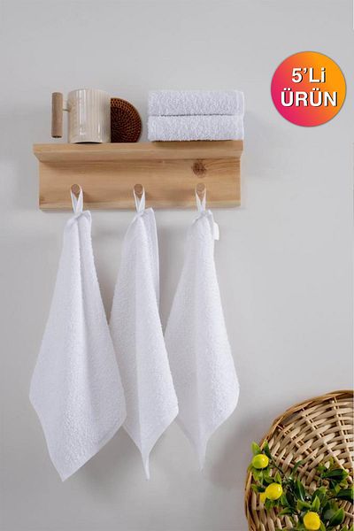 Ender Home Комплект кухненски кърпи от 5 части, кърпа за сушене 30×30 см