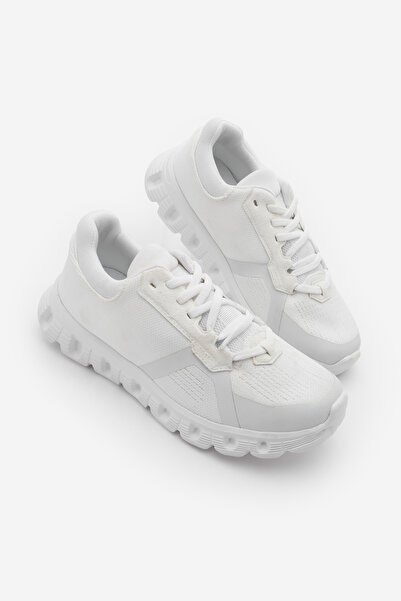 Marjin Γυναικεία αθλητικά παπούτσια Eva Sole Knit Knit Running and Walking Αθλητικά παπούτσια Fenlas White