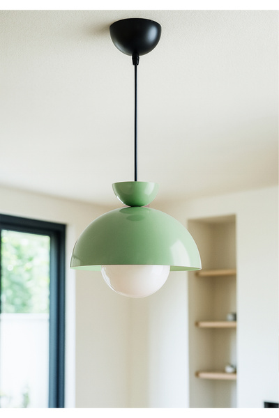 HOMİNG Homing Nuuq İskandinav Tarz Camlı Metal Nil Yeşili Sarkıt 241339