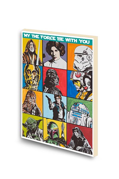iyi fikirler Star Wars Characters Printed A6 Small Size Unlined Notebook